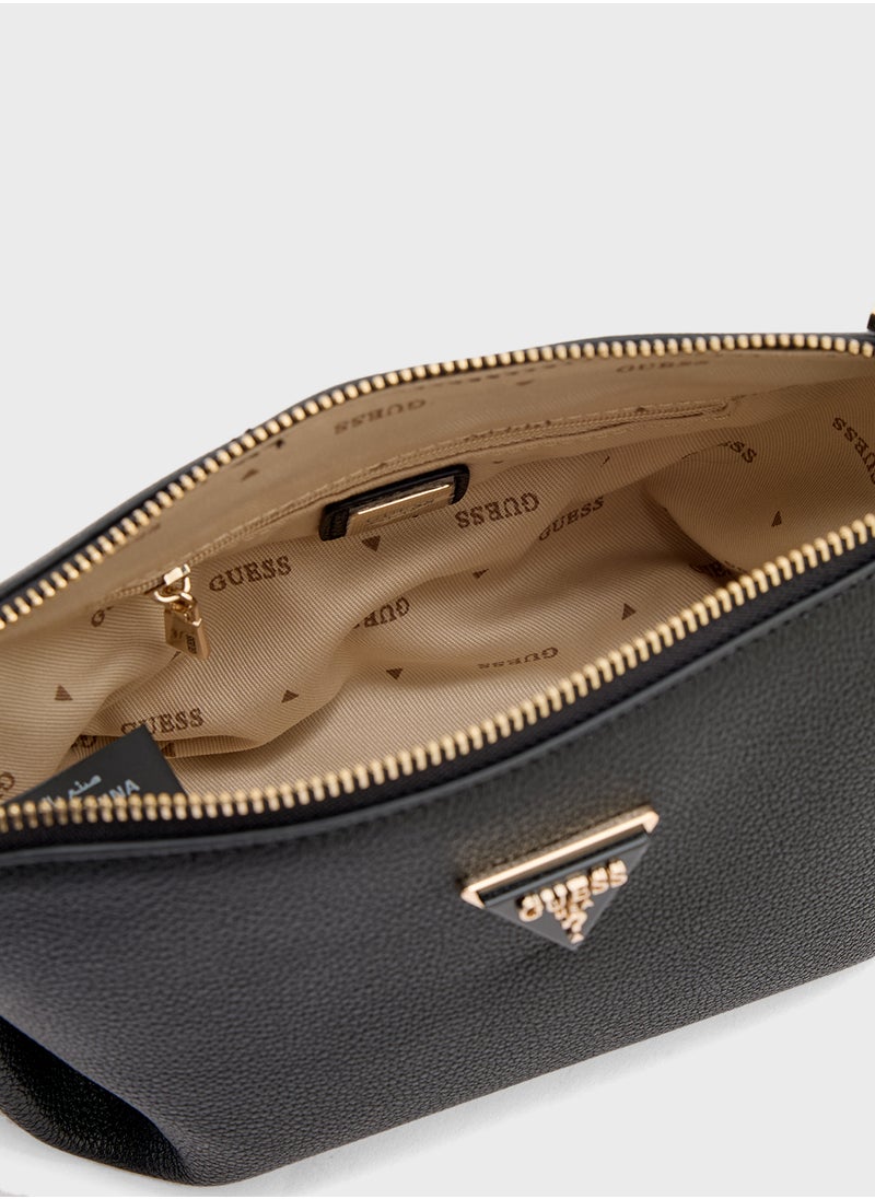 GUESS Meridian Top Zip Hobo Bag  - Image 5