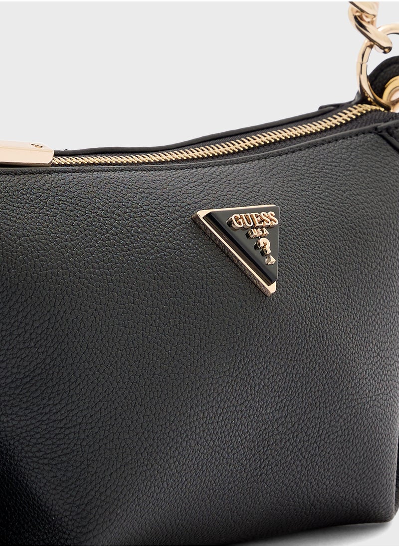GUESS Meridian Top Zip Hobo Bag  - Image 4
