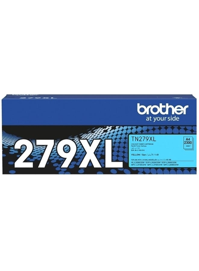 بروذر تونر سيان عالي الإنتاجية TN279XL - إنتاجية ~2,300 صفحة لطابعات HL-L3280CDW و DCP-L3520CDW و DCP-L3560CDW و MFC-L3720CDW و MFC-L3760CDW - Image 1