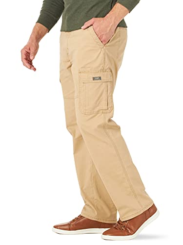 Wrangler Authentics بنطال كارجو مريح للرجال من رانجلر، لون ترافرتين ريبستوب، مقاس 32W x 29L - Image 4