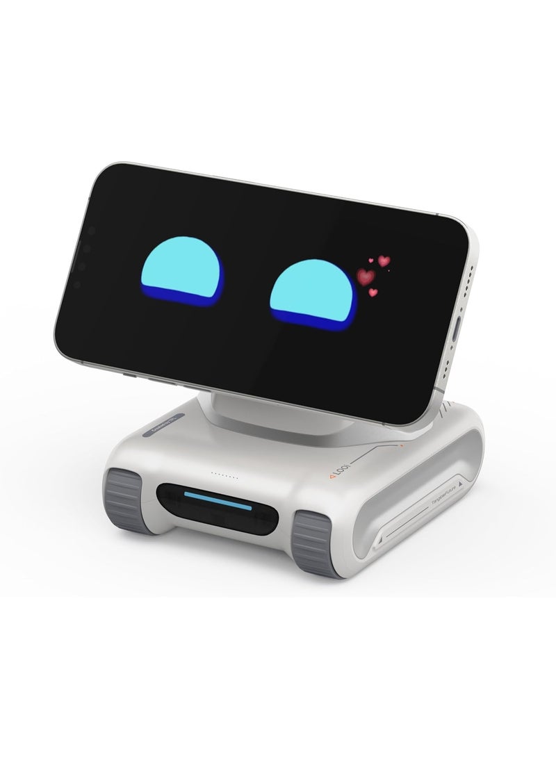 TangibleFuture LOOI Robot-Space Black – AI Desktop Companion with ChatGPT Voice Interaction, Memory, Personality, Gesture & Face Recognition, Emotional Support, and 10W Wireless Charging - Image 1