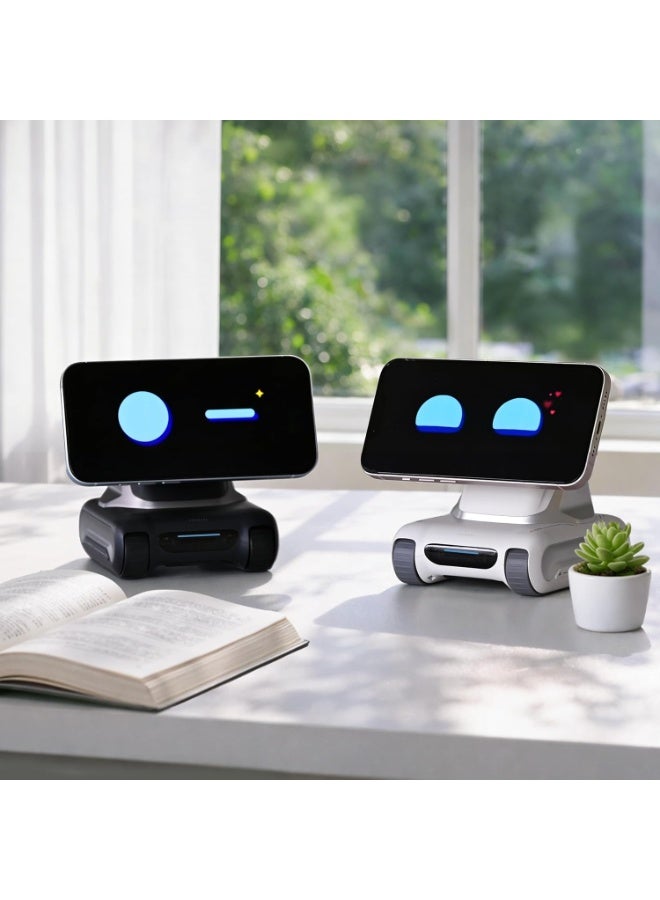 TangibleFuture LOOI Robot-Space Black – AI Desktop Companion with ChatGPT Voice Interaction, Memory, Personality, Gesture & Face Recognition, Emotional Support, and 10W Wireless Charging - Image 2