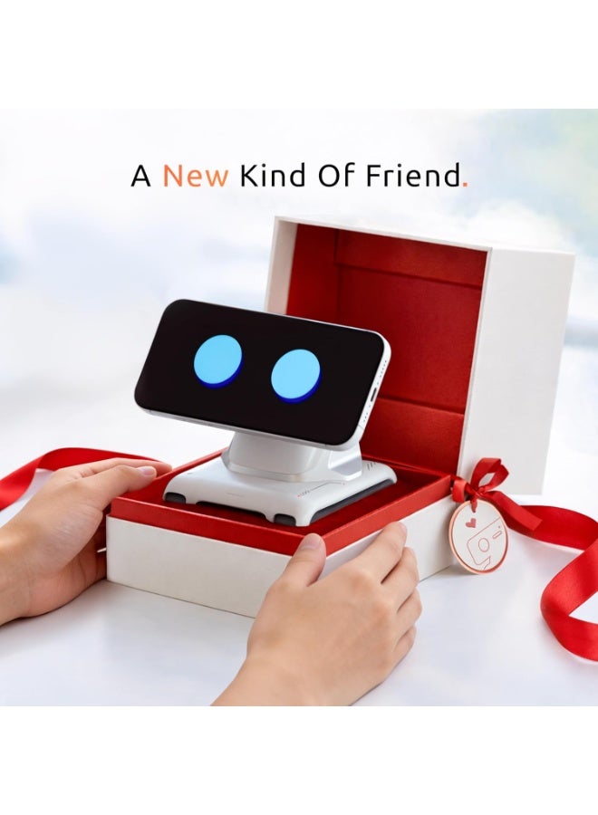 TangibleFuture LOOI Robot-Space Black – AI Desktop Companion with ChatGPT Voice Interaction, Memory, Personality, Gesture & Face Recognition, Emotional Support, and 10W Wireless Charging - Image 4