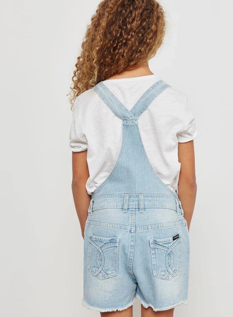 Bardot Junior Teen Ripped Dungaree