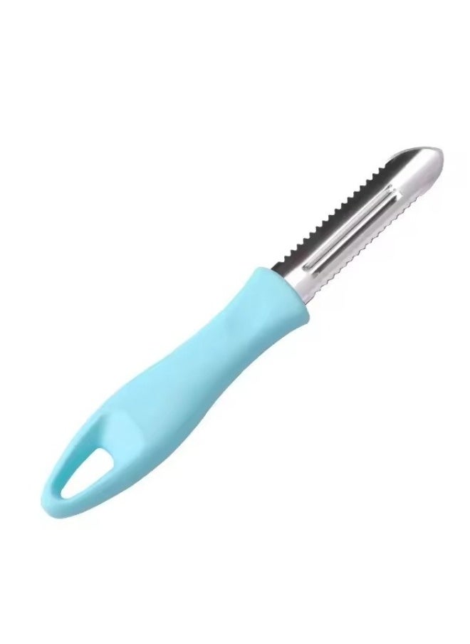 Happy Home Stainless steel peeler with plastic handle 19cm Multicolor  - Image 2