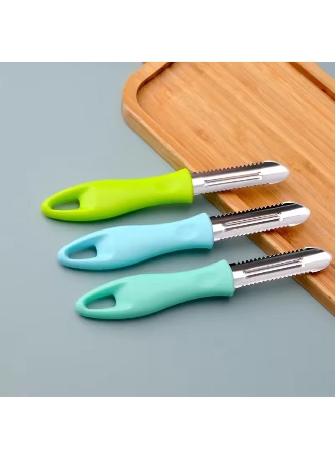 Happy Home Stainless steel peeler with plastic handle 19cm Multicolor  - Image 4