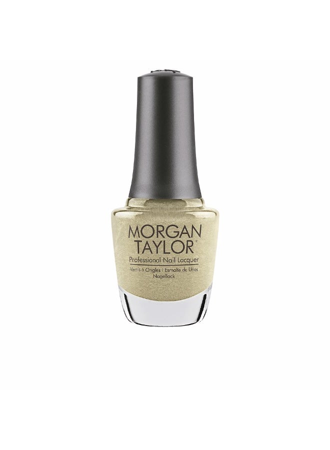 Morgan Taylor Professional Nail Lacquer Color Give Me Gold 15ml - Image 1