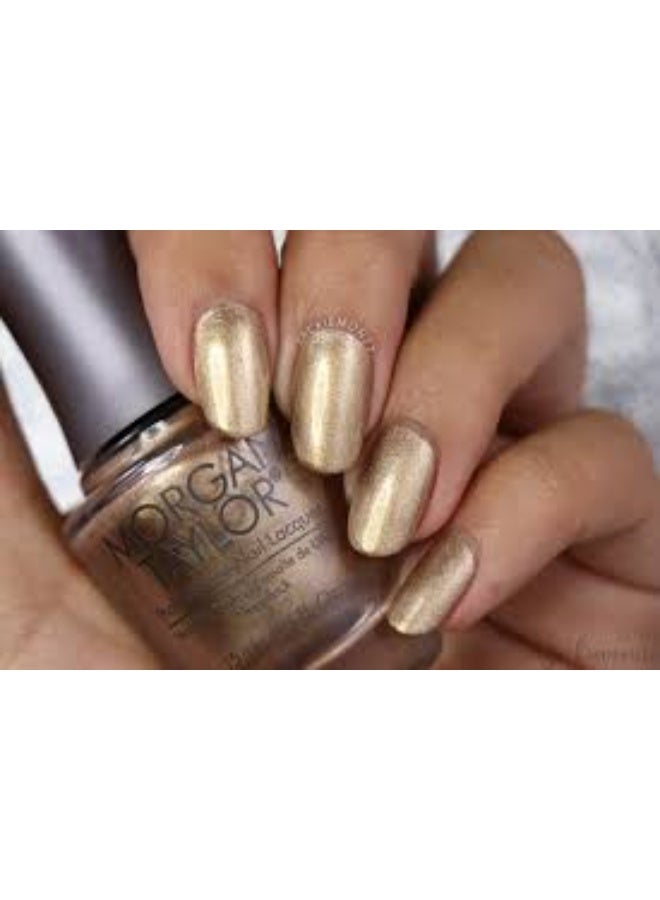 Morgan Taylor Professional Nail Lacquer Color Give Me Gold 15ml - Image 3