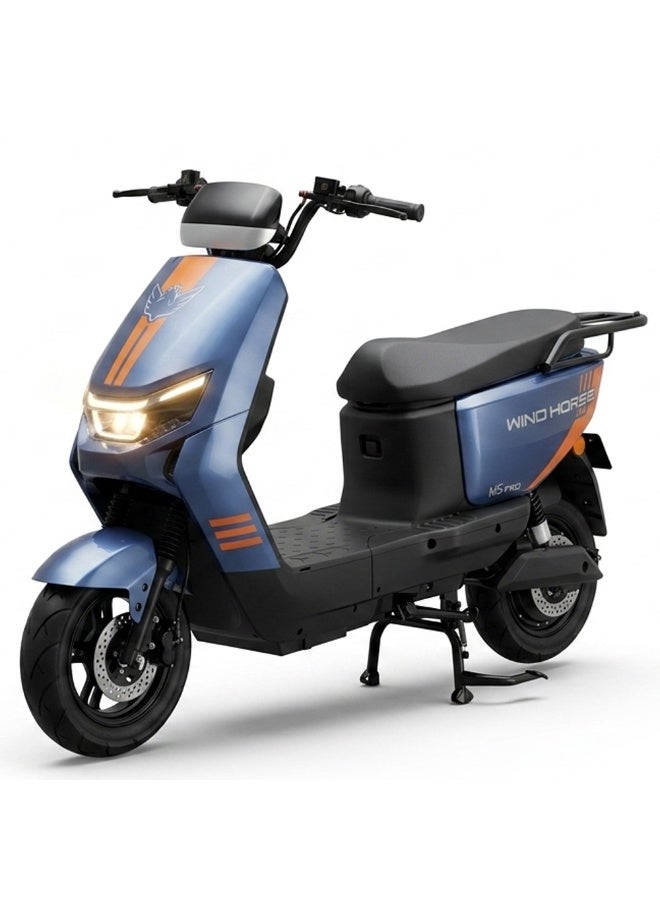 Wind Horse M5 Pro Electric Bike 1500W Powerful Motor, 80KM/H High-Speed, 60V 20Ah, 50KM Range, 14-Inch Tires, Carbon Alloy Frame, NFC Smart Keys, Dual Suspension – Ultra Performance E-Bike for Adults - Image 4