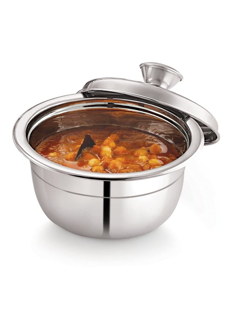 Neelam Neealm Stainless Steel Premier Conical Sauce Pot 3 Pieces with Stainless Steel Lid - Image 3