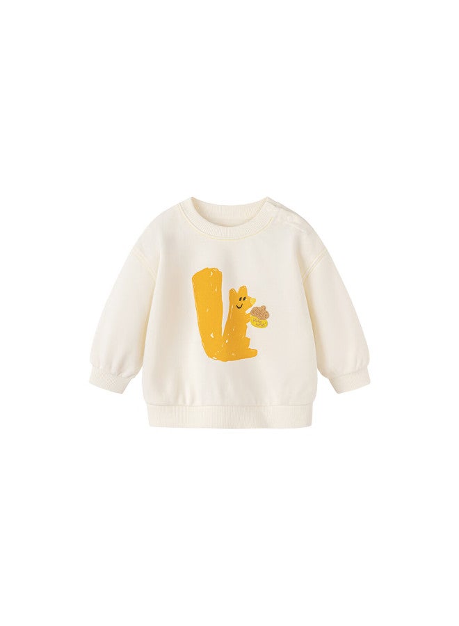 Minibala [artist Collaboration] Kids Baby Sweatshirt Soft Skin Cute 3d Pattern  Spring New Arrival