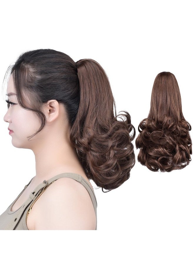 SYXLCYGG - Nytail Extension,Claw Clip Ponytails 12In Curly 3.8 Oz Fake Hair Extensions Hair Pieces Syxlcygg Wig Girl Synthetic Fluffy¬ Tangled - Image 1