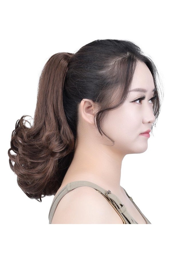 SYXLCYGG - Nytail Extension,Claw Clip Ponytails 12In Curly 3.8 Oz Fake Hair Extensions Hair Pieces Syxlcygg Wig Girl Synthetic Fluffy¬ Tangled - Image 1