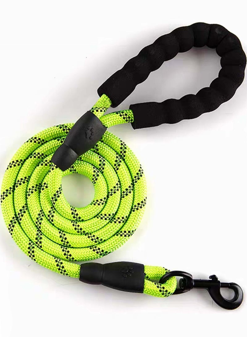 Dog leash with comfortable cushioned handle and high reflectivity, suitable for small, medium and large dogs,Training Leash with 360° Swivel Anti-Tangle, Traction Rope (1.2cm*1.5m) & Dog leash with comfortable cushioned handle and high reflectivity, suitable for small, medium and large dogs,Training Leash with 360° Swivel Anti-Tangle, Traction Rope (1.2cm*1.5m) Bundle - Image 3