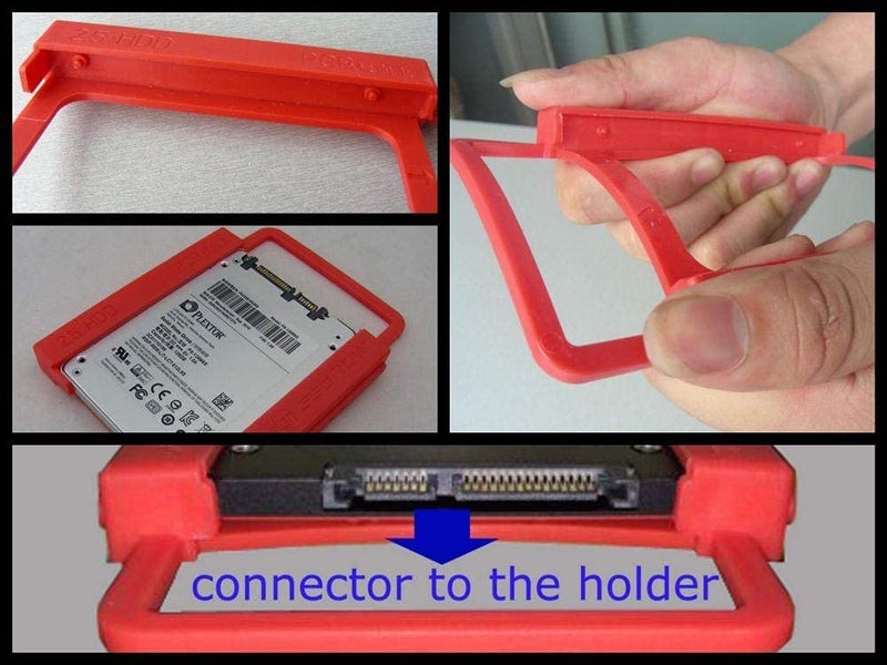 2.5" to 3.5" SSD HDD Screwless Notebook Hard Disk Drive Adapter Mount Bracket Dock Holder Tray