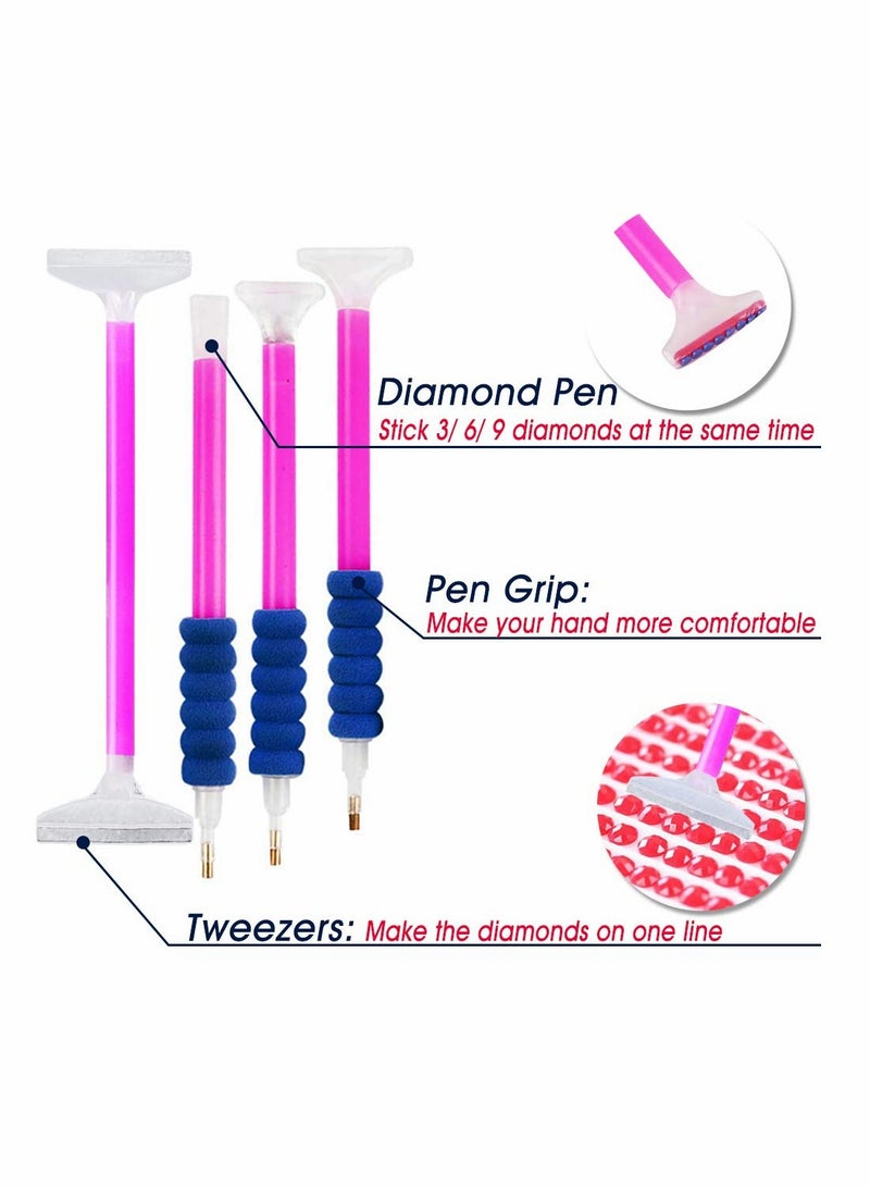 Diamond Painting Tool Kit with Red Roller and Storage Box, Perfect for Kids and Adults DIY Art Projects - Image 5