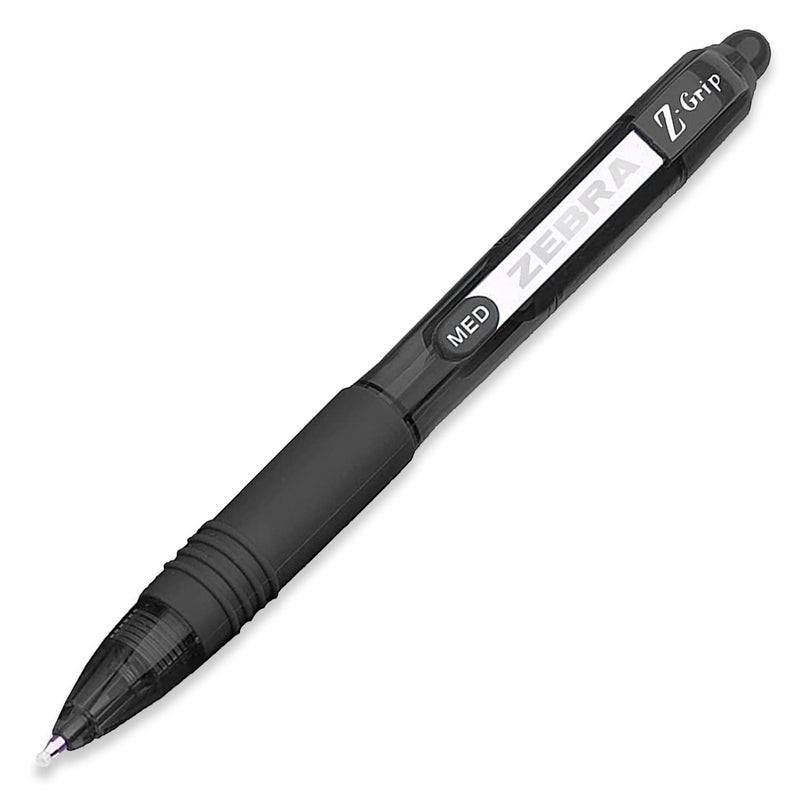 Zebra Pen Zebra Z-Grip Smooth Mini Retractable Ballpoint Pens - 1.0mm - Black - Pack of 3 - Image 2