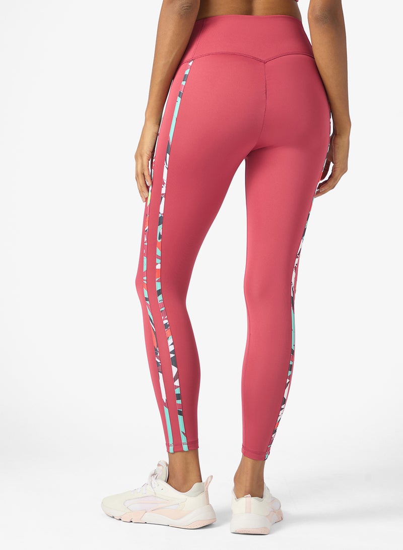 PUMA 7/8 All Over Printed Tropical High Waist Tights - Image 2