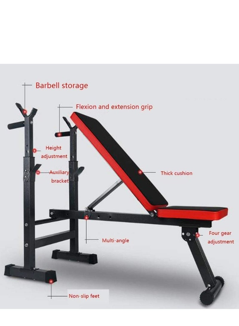 Rock Pow حامل تدريب القوة القابل للطي رف القرفصاء - Image 3