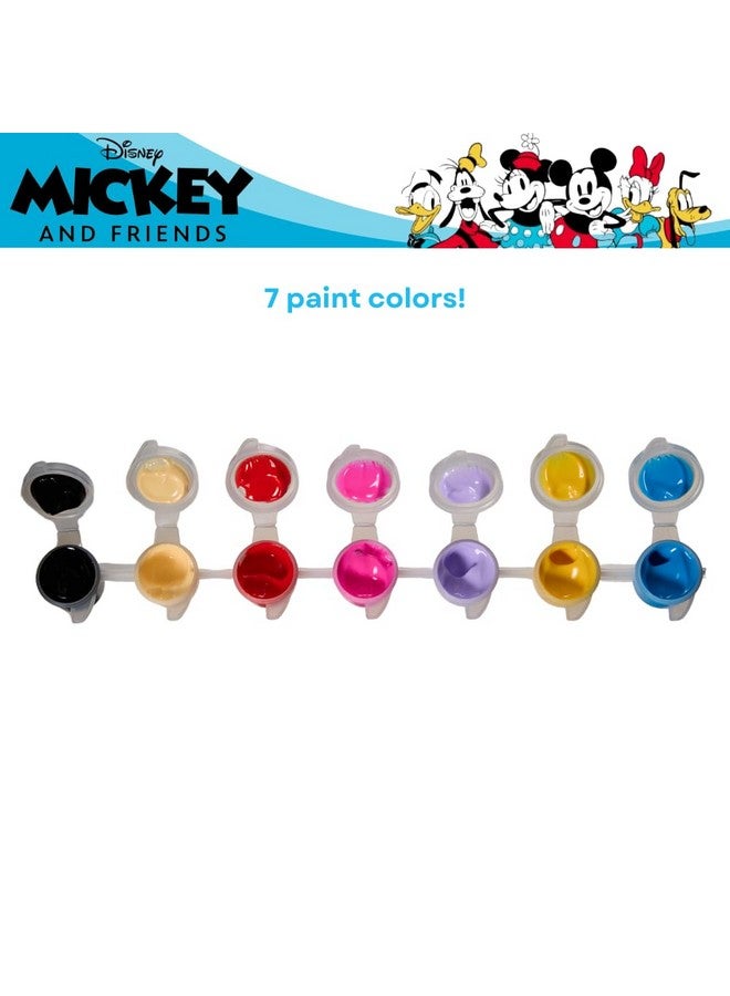 Innovative Designs Disney Mickey and Friends DIY Paint Your Own Figurines Arts and Crafts Set for Kids, Paint, Paint Brush, and Glitter - Mickey Mouse, Minnie Mouse, Daisy and Donald Duck - Image 3