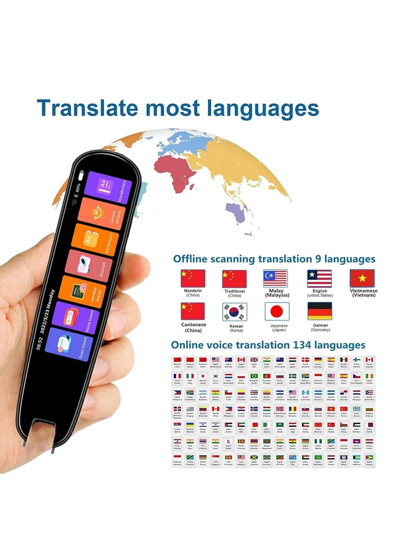 ELTRAZONE Translation Pen Scan Reader Text to Speech Device Language Translator Device Support 134 Languages OCR Digital Reader Pen, Photo and Text & Voice Translation Device, Reading Pen (WHITE). - Image 2