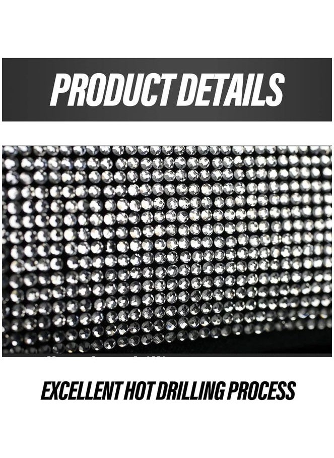 Generic Diamond Car Seatbelt Covers Glitter Rhinestone Car Seat Belt Strap Cover  - Image 3