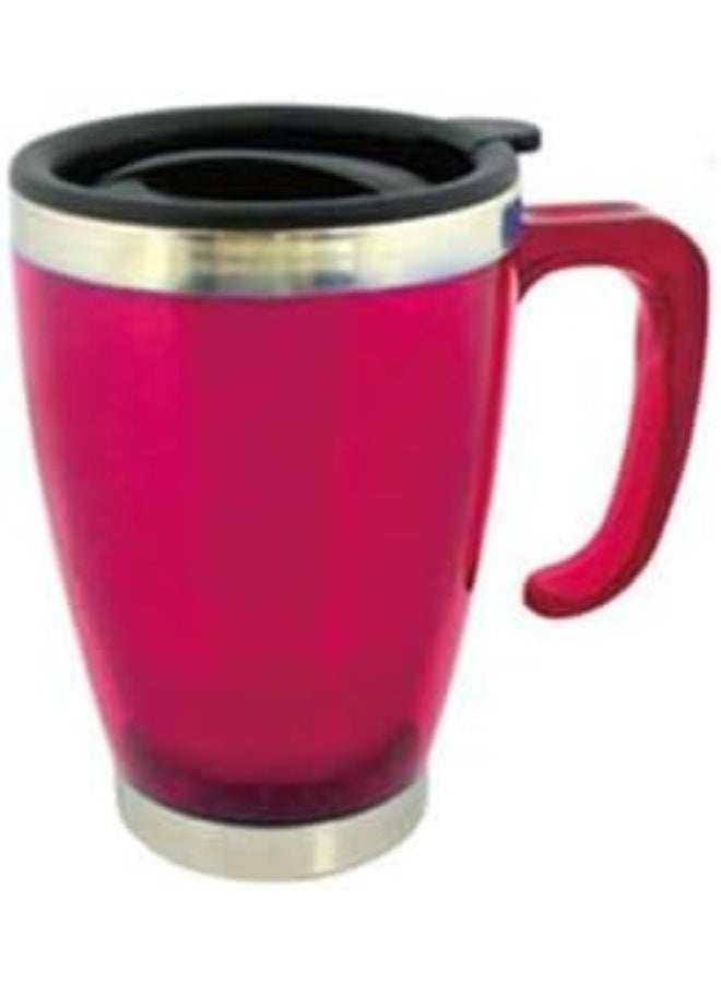 Royalford Travel Mug Blue/Orange/Red/Silver - Assorted - Image 2