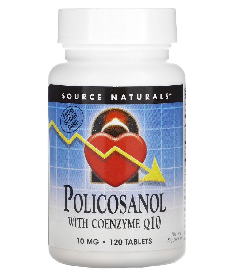 Policosanol With Coenzyme Q10 10 mg 120 Tablets