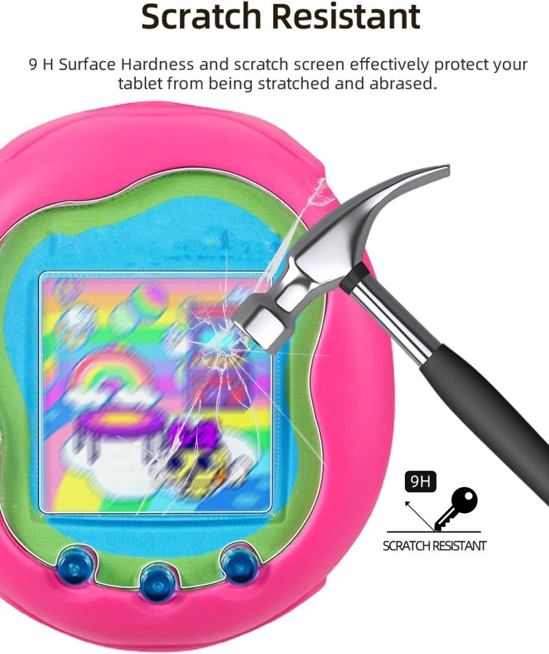 WUNIAK Screen Protector for Tamagotchi Uni Virtual Pet Machine,Panel Protector Nano Explosion-Proof Soft Film,Full Coverage&Bubble-Free Installation,6 Set - Image 4