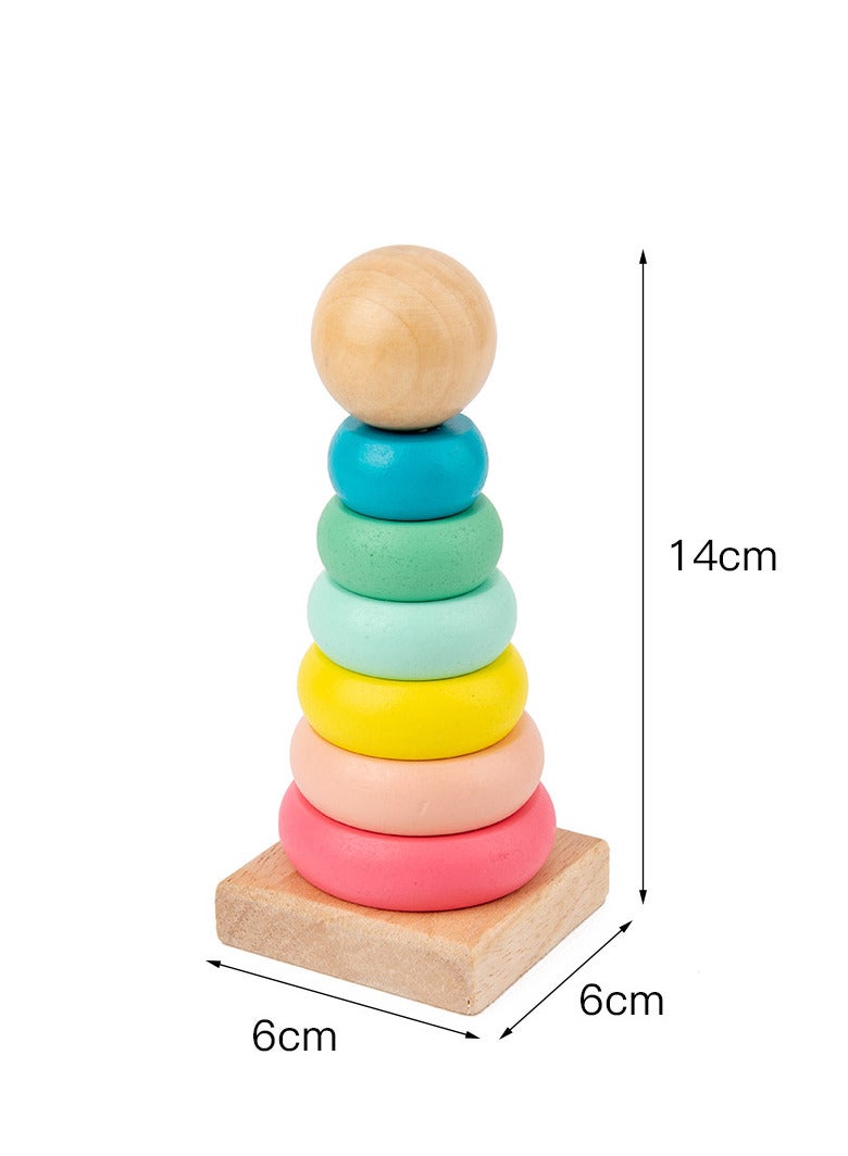 Montessori Wooden Toys Set Preschool Educational Learning Toys for Kids 5 Pieces - Image 2