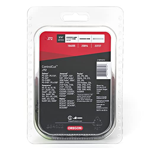Oregon J72 ControlCut 18-Inch Chainsaw Chain, Fits Husqvarna, Makita, Poulan, Jonsered Grey - Image 4