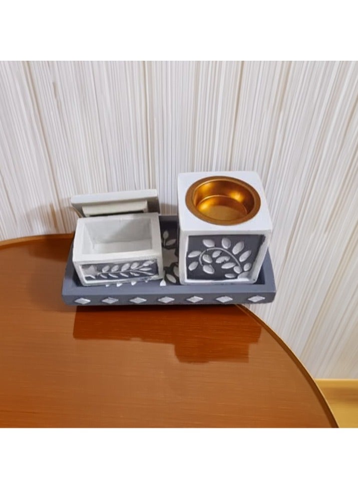 3-piece incense burner set  - Image 2