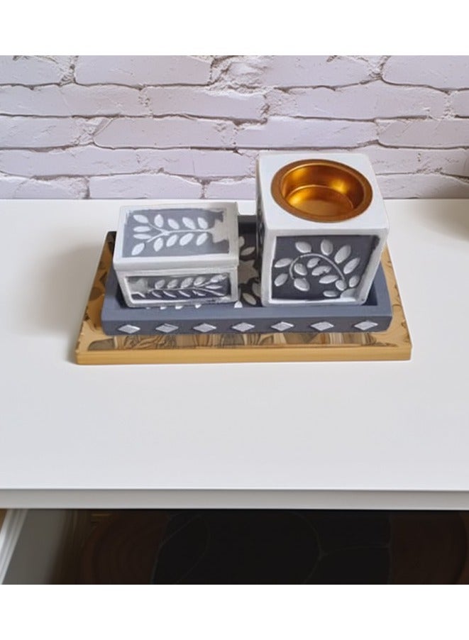 3-piece incense burner set  - Image 4