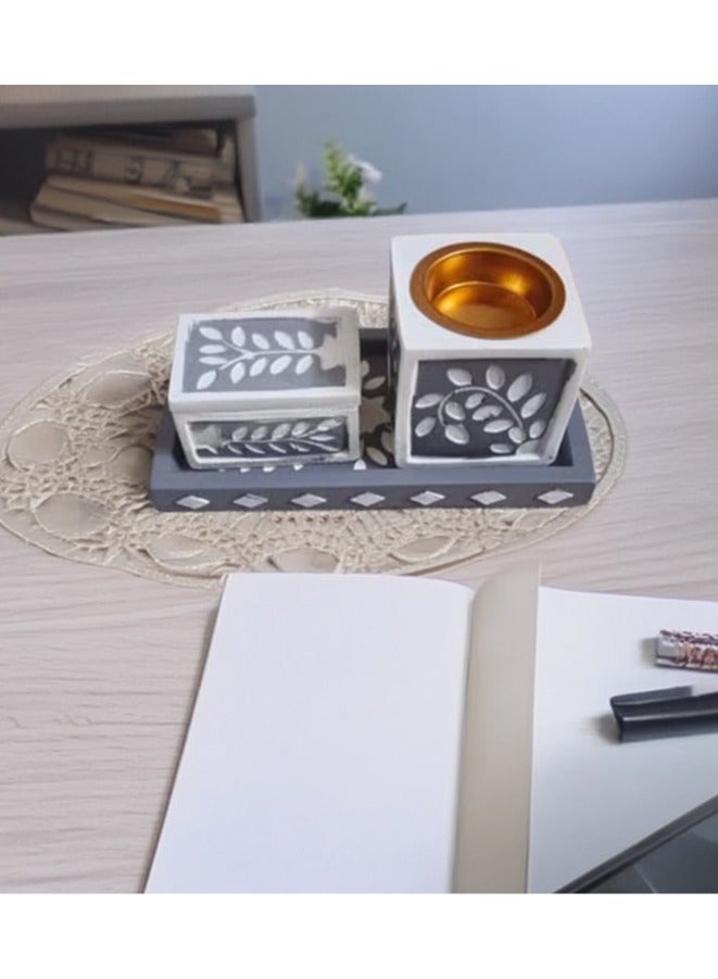 3-piece incense burner set  - Image 5
