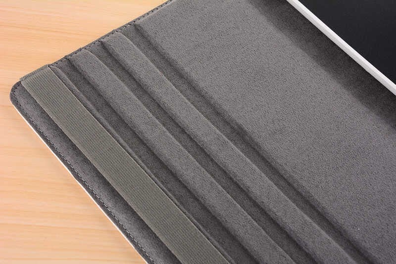 FUJIMAX Samsung Galaxy Tab S4 SM-T830 Rotating Leather Case with Horizontal and Vertical Stand