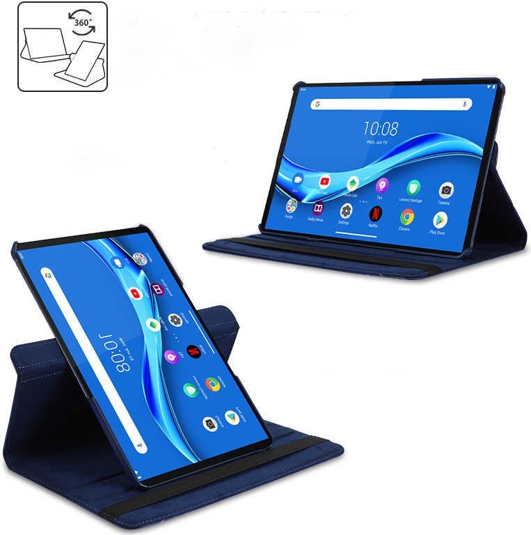FUJIMAX Samsung Galaxy Tab S4 SM-T830 Rotating Leather Case with Horizontal and Vertical Stand