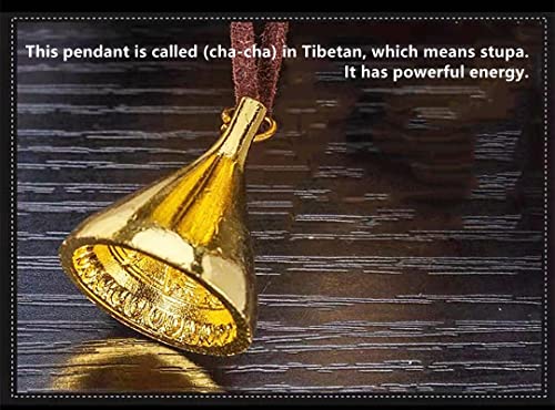 Eggone Copper Large Hand Held Prayer Wheel with Tibetan Buddhist Six-Character Truth Premium Buddha Scriptures, Wooden Handle Prayer Wheel for Praying, Blessing, Meditation, Healing, Relaxing, Yoga - Image 5
