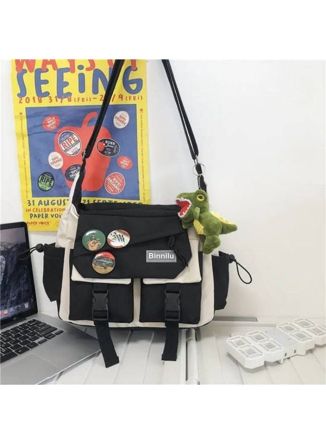 Women's Crossbody Waterproof Large Capacity Tote Bag,Multifunctional,Fashionable,Casual Crossbody Dumpling Shoulder Bag with Zipper Closure,Multi Pockets Shopping Satchel Bag, Portable Travel & Business Trip Storage Bag For Commuting Work,College Students & Everyday Use. - Image 1