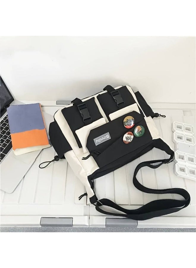 Women's Crossbody Waterproof Large Capacity Tote Bag,Multifunctional,Fashionable,Casual Crossbody Dumpling Shoulder Bag with Zipper Closure,Multi Pockets Shopping Satchel Bag, Portable Travel & Business Trip Storage Bag For Commuting Work,College Students & Everyday Use. - Image 2