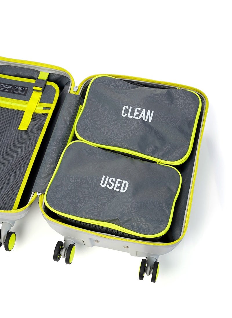 AMERICAN TOURISTER ROLLIO SPN 52/81 Lime Green-Cabin size Hard Luggage  - Image 3