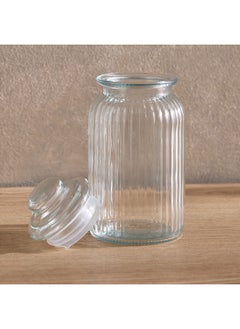 Home Box جرة زجاجية مضلعة أساسية 1200 مل  - Image 2