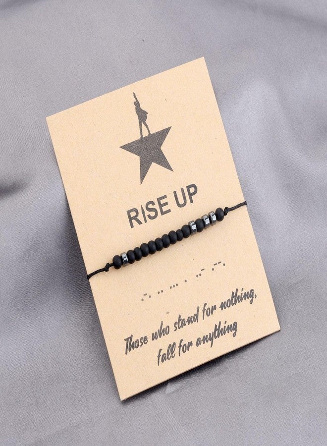 MAOFAED Musical Inspired Gift, Morse Code Bracelet for Musical Lover Theatre Gift - Image 2