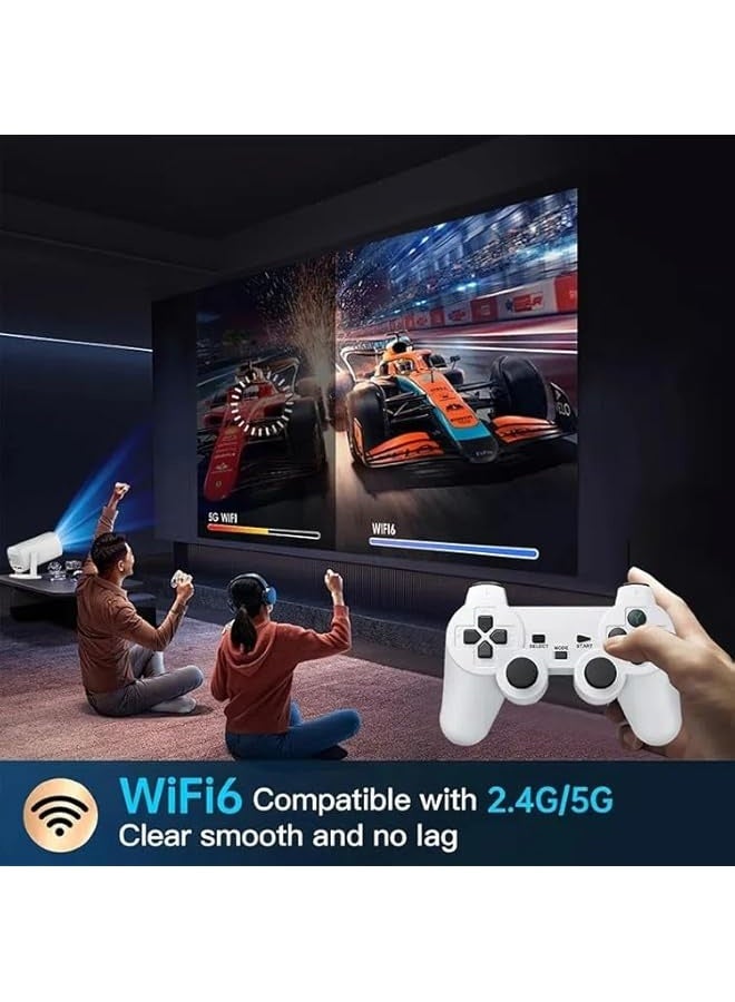 Topleo Mini Projector 1080P Support 4K ,game projector with controllers,retro game console -projector Game With 2 Wireless Controllers,projector game Support Over 36,000 Games ﻿  - Image 5