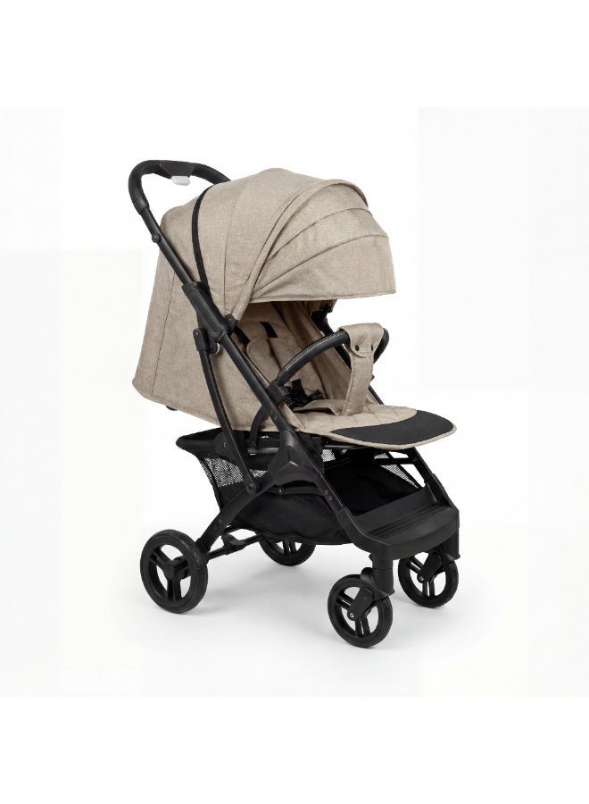 Nobumi Ultra-Lightweight Aluminum Premium Baby Stroller – All-Wheel Independent Suspension, 360° Swivel Rubber Tires, & Integrated Travel Trolley System - Image 1