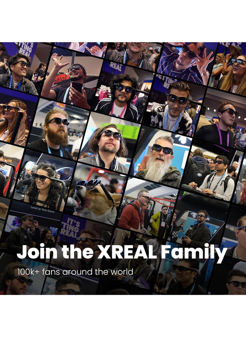 XREAL Beam, Spatial Display Adapter/Dock, Portable TV Box for XREAL AR Glasses, Compatible with Playstation 5/Xbox X/Switch/iPhone 15/SteamDeck/Mac/PC/Android/iOS/Video Glasses