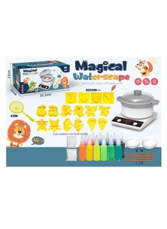 MUMS PLANET DIY Magic Water Gel Bead Sensory Kids Toys, Magic Water Elf Kit Handmade 3D Aqua Park Set with Double Sided Mold Sea Creatures Colorful Educational  Toys Montessori Toys for Kids 3+ Girls Boys Christmas Birthday Girls  - Image 2
