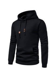 KUYING New Jacquard Long Sleeve Hoodie Sports Sweatshirt  - Image 1