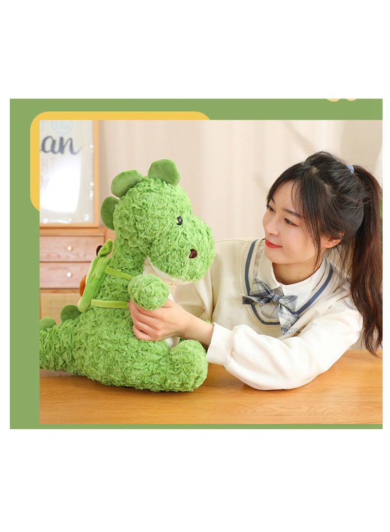 SYOSI Cute Dinosaur Stuffed Animal with Avocado Backpack, 13.7 Inch Soft Dragon Plush Toy, Cuddly Dino Plushie, Ideal Birthday Gifts for Kids, Girls, Boys, and Lovers - Image 4