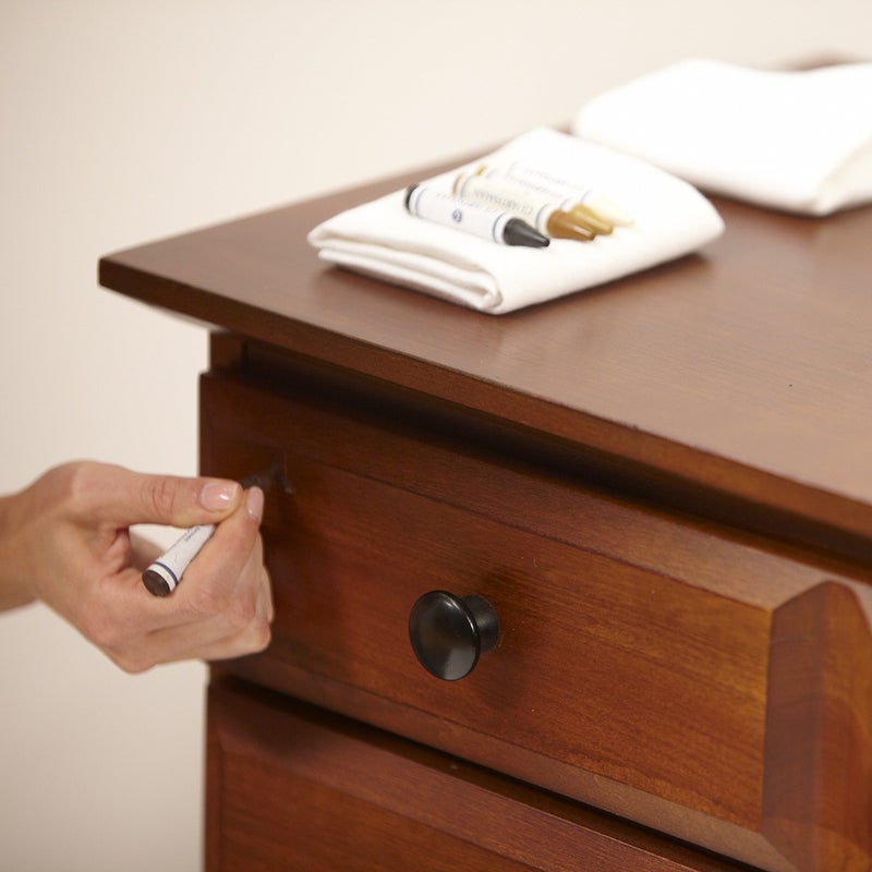 Guardsman أعواد ملء خشب الأثاث من غاردسمان، مجموعة إصلاح خدوش الأثاث للأرضيات الخشبية، الخزائن، الكراسي، والأثاث، 5 ألوان - Image 2