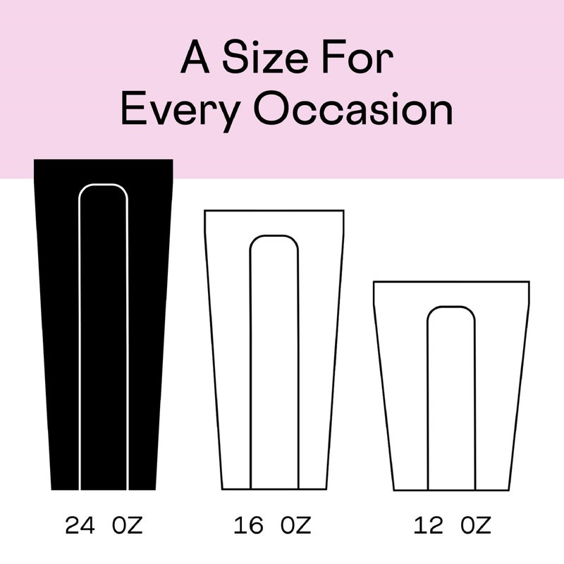 Corkcicle Classic Tumbler - Keeps Drinks Cold for 9 Hours & Hot for 3 - Triple-Insulated Stainless Steel - Holiday Tumbler Gift - 16 oz - Matte Black - Image 4